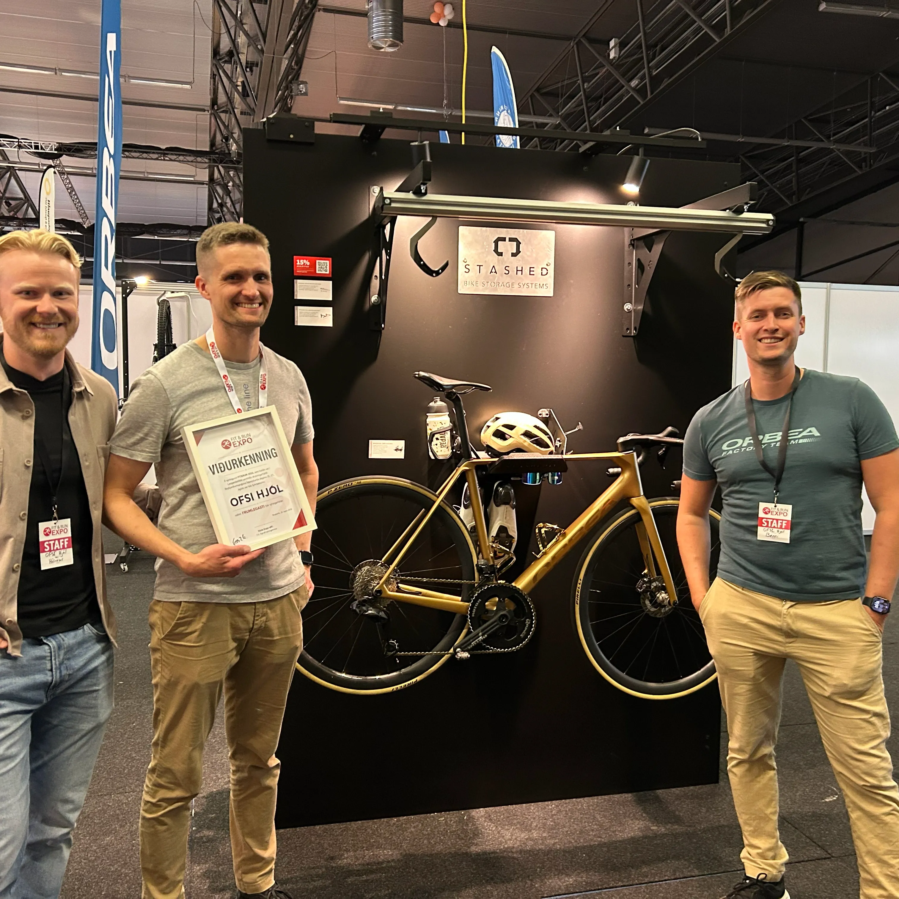 OFSI HJÓL með frumlegasta bás FIT&RUN 2026