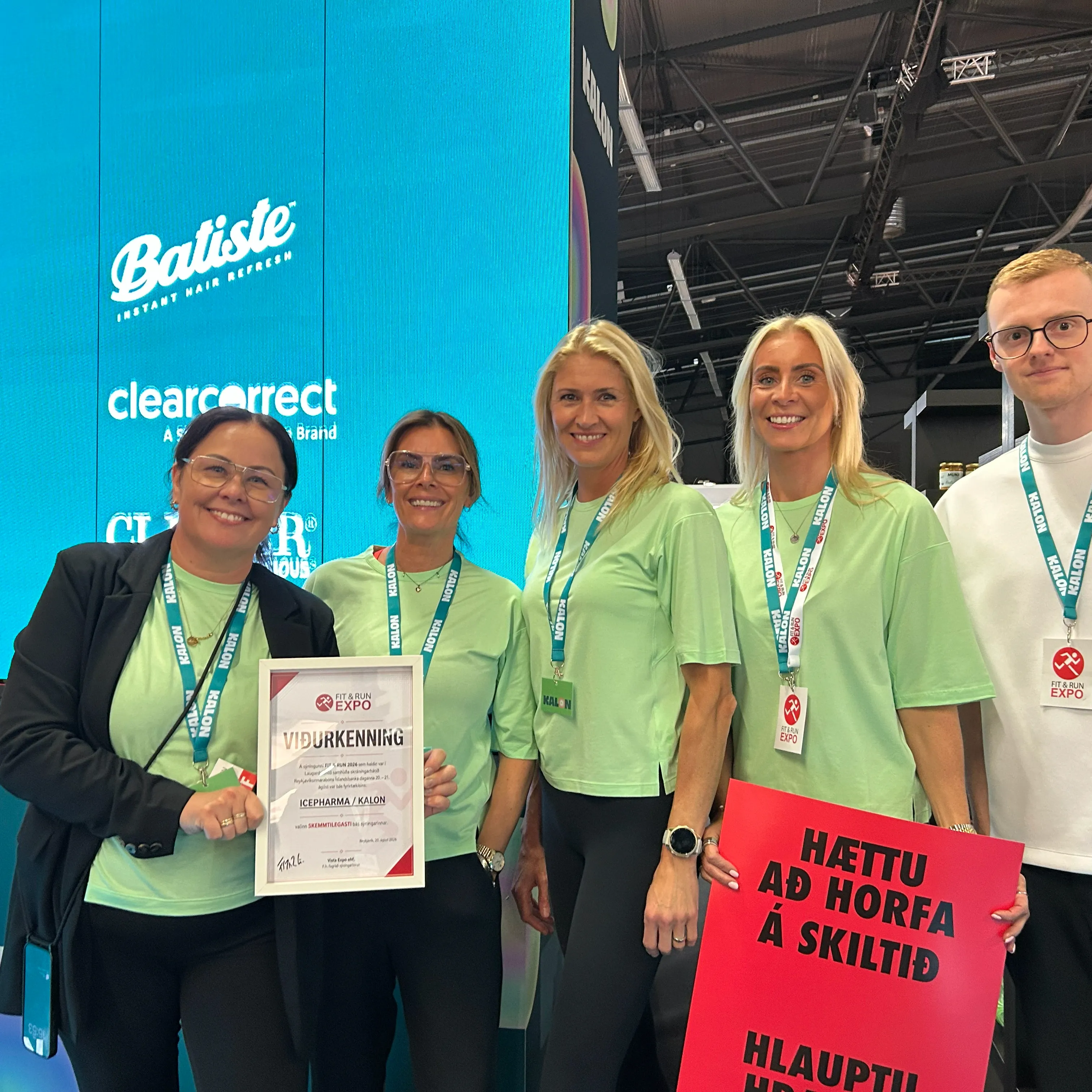 ICEPHARMA / KALON með skemmtilegasta bás FIT&RUN 2026